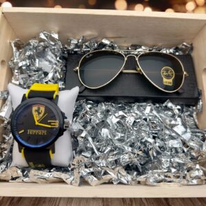 reloj con gafas RAY BAN