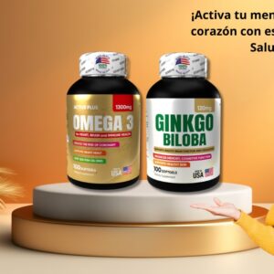 Combo saludable Omega 3 Americano + Gingko Biloba Americano