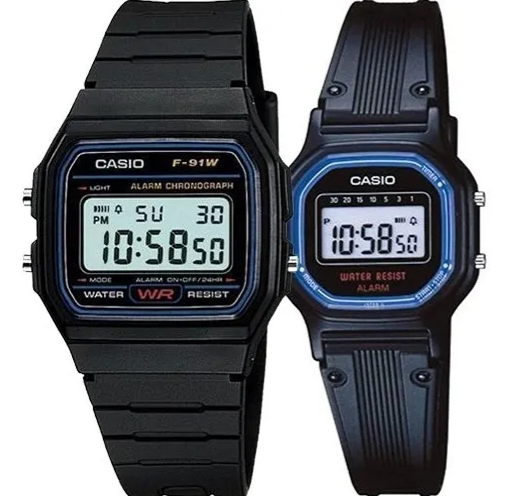 ⌚✨ Reloj Casio Retro F91W – Set de Pareja ✨⌚