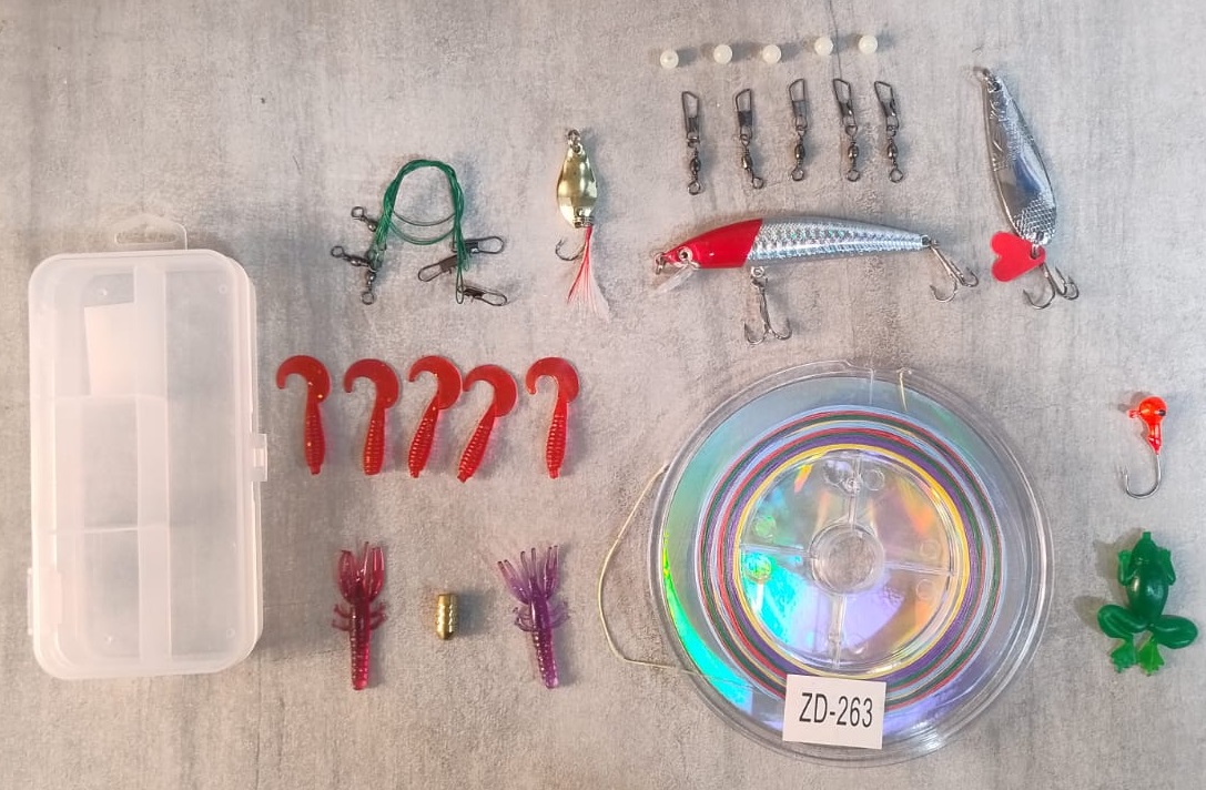 Kit de Pesca Completo – Caña 2.1m Fibra de Carbono + Carretel + Sedal + Accesorios - Imagen 3