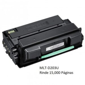 Cartucho de toner Samsung MLT-D203U (203U) Color negro